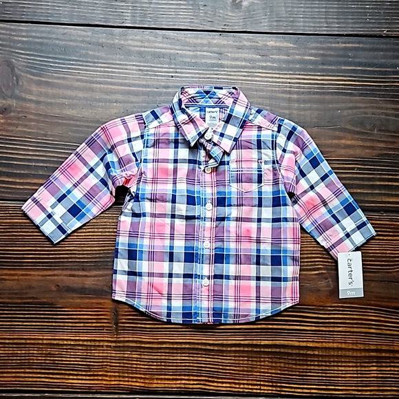 CARTER'S BUTTON UP SHIRT - Picture 1 of 5